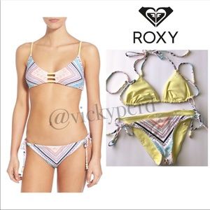 NWOT Reversible Yellow Bikini